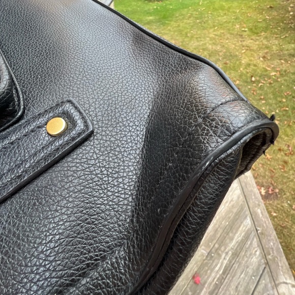 3.1 PHILLIP LIM X TARGET Pebbled Black Vegan Leather Satchel Bag Purse - Picture 15 of 16